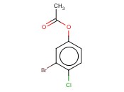 1-ACETOXY-3-<span class='lighter'>BROMO</span>-4-CHLOROBENZENE