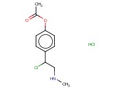 乙酸-4-[1-氯-2-(甲氨基)<span class='lighter'>乙基</span>]<span class='lighter'>苯</span>酯<span class='lighter'>盐酸盐</span>