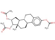 1,3,5(10)-ESTRATRIEN-3,16ALPHA,17ALPHA-TRIOL <span class='lighter'>TRIACETATE</span>