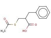 2-[(ACETYLTHIO)METHYL]-<span class='lighter'>3-PHENYLPROPIONIC</span> ACID