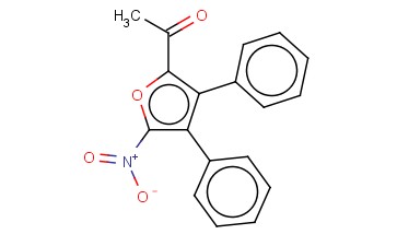 <span class='lighter'>3,4-DIPHENYL-5-NITRO-2-ACETYLFURAN</span>