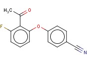4-(2-<span class='lighter'>ACETYL</span>-3-FLUOROPHENOXY)BENZONITRILE