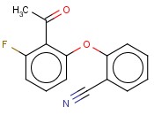 2-(2-<span class='lighter'>ACETYL</span>-3-FLUOROPHENOXY)BENZONITRILE