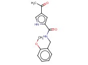 4-ACETYL-N-(<span class='lighter'>2-METHOXYBENZYL</span>)-1H-PYRROLE-2-CARBOXAMIDE