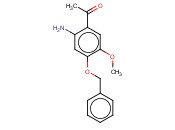 1-(2-氨基-4-<span class='lighter'>苄</span><span class='lighter'>氧基</span>-5-<span class='lighter'>甲</span><span class='lighter'>氧基</span>苯基)乙酮