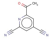 6-<span class='lighter'>ACETYLPYRIDINE</span>-2,4-DICARBONITRILE