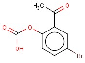 2-<span class='lighter'>ACETYL</span>-4-BROMOPHENYLHYDROGENCARBONATE