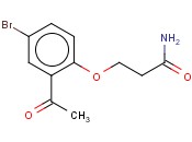 3-(2-<span class='lighter'>ACETYL</span>-4-BROMOPHENOXY)PROPANAMIDE