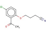 4-(2-<span class='lighter'>ACETYL</span>-4-CHLOROPHENOXY)BUTANENITRILE
