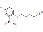5-(2-<span class='lighter'>ACETYL</span>-4-BROMOPHENOXY)PENTANENITRILE