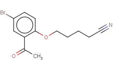 5-(2-<span class='lighter'>ACETYL</span>-4-BROMOPHENOXY)PENTANENITRILE