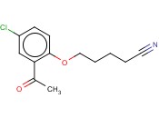 5-(2-<span class='lighter'>ACETYL</span>-4-CHLOROPHENOXY)PENTANENITRILE