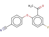 4-(2-<span class='lighter'>ACETYL</span>-4-FLUOROPHENOXY)BENZONITRILE