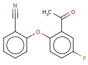 2-(2-<span class='lighter'>ACETYL</span>-4-FLUOROPHENOXY)BENZONITRILE