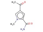 4-ACETYL-1-<span class='lighter'>METHYLPYRROLE</span>-2-CARBOXAMIDE