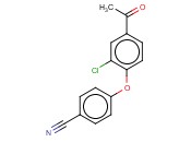 4-(4-<span class='lighter'>ACETYL</span>-2-CHLOROPHENOXY)BENZONITRILE