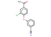 3-(4-<span class='lighter'>ACETYL</span>-2-CHLOROPHENOXY)BENZONITRILE