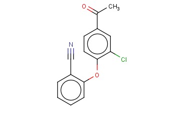 2-(4-<span class='lighter'>ACETYL</span>-2-CHLOROPHENOXY)BENZONITRILE