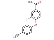 4-(4-<span class='lighter'>ACETYL</span>-2-FLUOROPHENOXY)BENZONITRILE