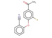 2-(4-<span class='lighter'>ACETYL</span>-2-FLUOROPHENOXY)BENZONITRILE