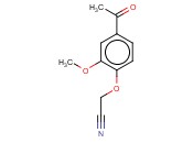 2-(4-<span class='lighter'>ACETYL</span>-2-METHOXYPHENOXY)<span class='lighter'>ACETONITRILE</span>