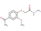 2-(4-<span class='lighter'>ACETYL</span>-2-METHOXYPHENOXY)ACETOHYDRAZIDE