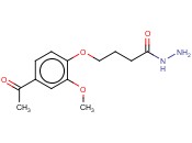 4-(4-<span class='lighter'>ACETYL</span>-2-METHOXYPHENOXY)BUTANEHYDRAZIDE