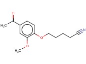 5-(4-<span class='lighter'>ACETYL</span>-2-METHOXYPHENOXY)PENTANENITRILE