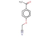 2-(4-<span class='lighter'>ACETYL</span>PHENOXY)<span class='lighter'>ACETONITRILE</span>