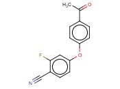 4-(4-ACETYLPHENOXY)-<span class='lighter'>2-FLUOROBENZONITRILE</span>