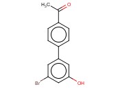 5-(4-ACETYLPHENYL)-3-<span class='lighter'>BROMOPHENOL</span>