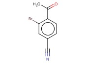 4-<span class='lighter'>ACETYL</span>-3-BROMOBENZONITRILE