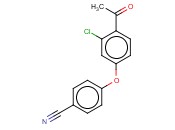 4-(4-<span class='lighter'>ACETYL</span>-3-CHLOROPHENOXY)BENZONITRILE