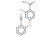 2-(4-<span class='lighter'>ACETYL</span>-3-CHLOROPHENOXY)BENZONITRILE