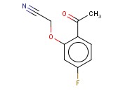 2-(2-<span class='lighter'>ACETYL</span>-5-FLUOROPHENOXY)ACETONITRILE