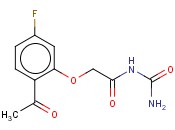 [2-(2-<span class='lighter'>ACETYL</span>-5-FLUOROPHENOXY)<span class='lighter'>ACETYL</span>]UREA