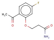 3-(2-<span class='lighter'>ACETYL</span>-5-FLUOROPHENOXY)PROPANAMIDE