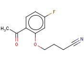 4-(2-<span class='lighter'>ACETYL</span>-5-FLUOROPHENOXY)BUTANENITRILE