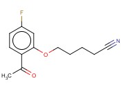 5-(2-<span class='lighter'>ACETYL</span>-5-FLUOROPHENOXY)PENTANENITRILE