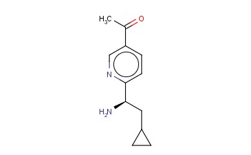6-((1R)-1-AMINO-2-CYCLOPROPYLETHYL)-<span class='lighter'>3-ACETYLPYRIDINE</span>