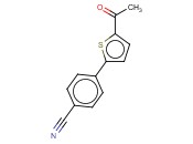 4-(5-<span class='lighter'>ACETYL</span>-2-THIENYL)BENZONITRILE