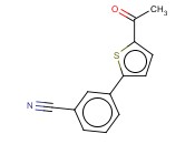 3-(5-<span class='lighter'>ACETYL</span>-2-THIENYL)BENZONITRILE
