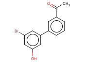 5-(3-ACETYLPHENYL)-3-<span class='lighter'>BROMOPHENOL</span>