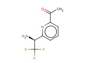 6-((1S)-1-AMINO-2,2,2-TRIFLUOROETHYL)-2-<span class='lighter'>ACETYLPYRIDINE</span>