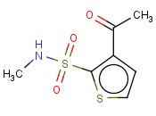 3-乙酰-2-(<span class='lighter'>甲</span>氨基磺<span class='lighter'>酰</span>)<span class='lighter'>噻吩</span>