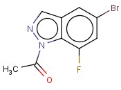 1-<span class='lighter'>ACETYL</span>-5-BROMO-7-FLUOROINDAZOLE