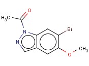 1-ACETYL-5-METHOXY-6-BROMO-1H-INDAZOLE