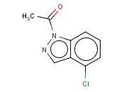 1-乙酰基-4-氯-1H-<span class='lighter'>吲</span><span class='lighter'>唑</span>