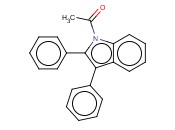 1-(2,3-<span class='lighter'>DIPHENYL</span>-INDOL-1-YL)-ETHANONE