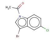 1-ACETYL-3-BROMO-5-<span class='lighter'>CHLOROINDOLE</span>